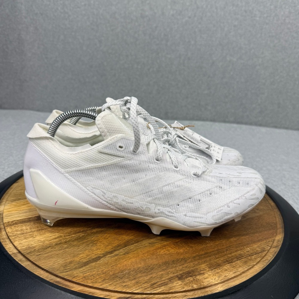 Adidas Adizero Electric Football Cleats White Iridescent IE4413 Men's 11 New